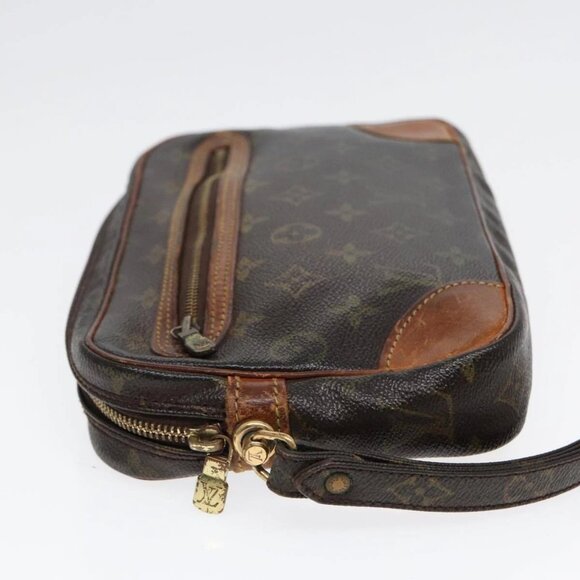 LOUIS VUITTON Monogram Marly Dragonne GM Clutch Bag M51825 LV Auth 89295 - Picture 6 of 16